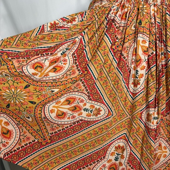 Bohemian‎ Paisley Romper with Tie Straps-Med. - Picture 5 of 8